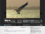 YouTube: Odtwarzanie filmu w interfejsie Cosmic Panda