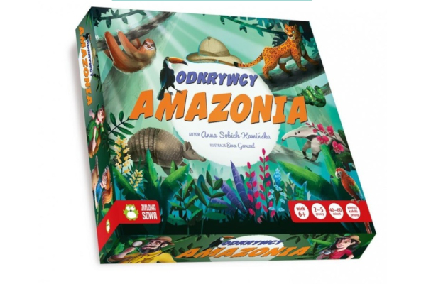 Prezent dla sześciolatki. Gra planszowa Odkrywcy Amazonia