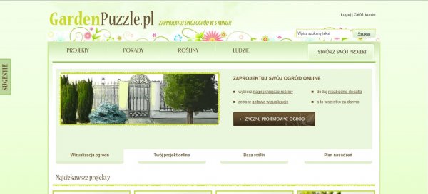 Strona GardenPuzzle.pl 