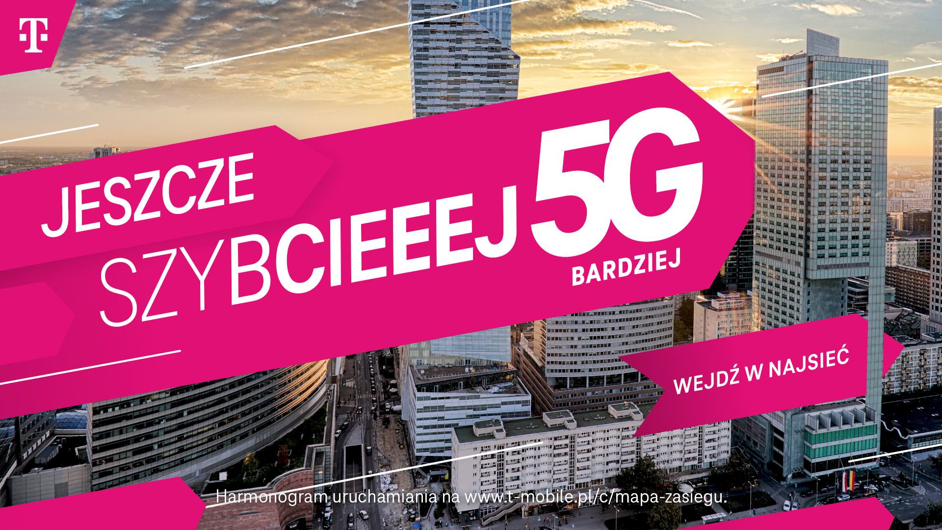5G Bardziej od T-Mobile już dostępna dla niemal 26 proc. populacji Polski