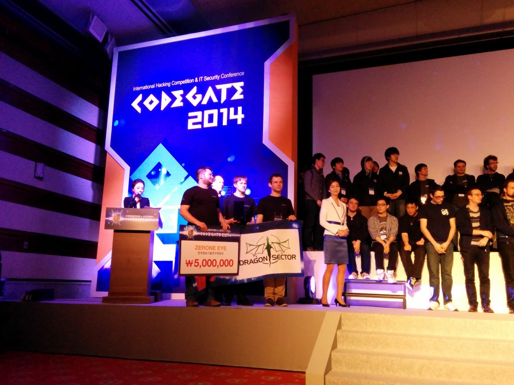 Dragon Sector na zawodach Codegate 2014 w Seulu, fot. Katarzyna Zakrawacz-Święcki