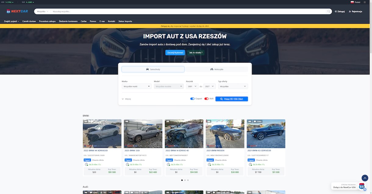 Import aut z USA - NextCar Rzeszów Import aut z USA - NextCar Rzeszów