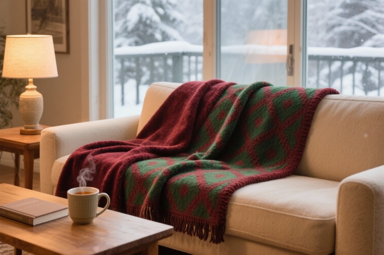 Koce akrylowe na zimowe wieczory w salonie Koce akrylowe na zimowe wieczory w salonie
