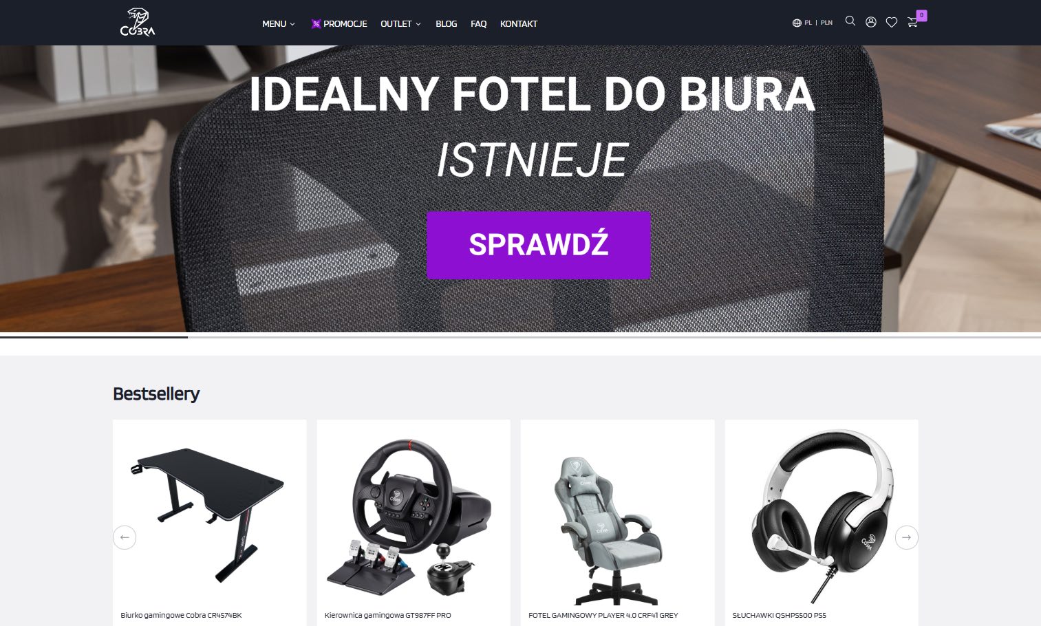 Meble gamingowe Cobra