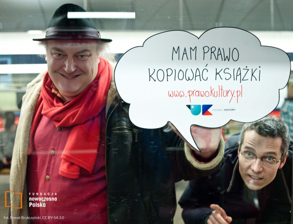 Maciej Nowak i Michał Zadara w kampanii Prawo Kultury, fot. Donat Brykczyński, CC BY-SA 3.0