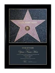 Personalised Star Of Fame