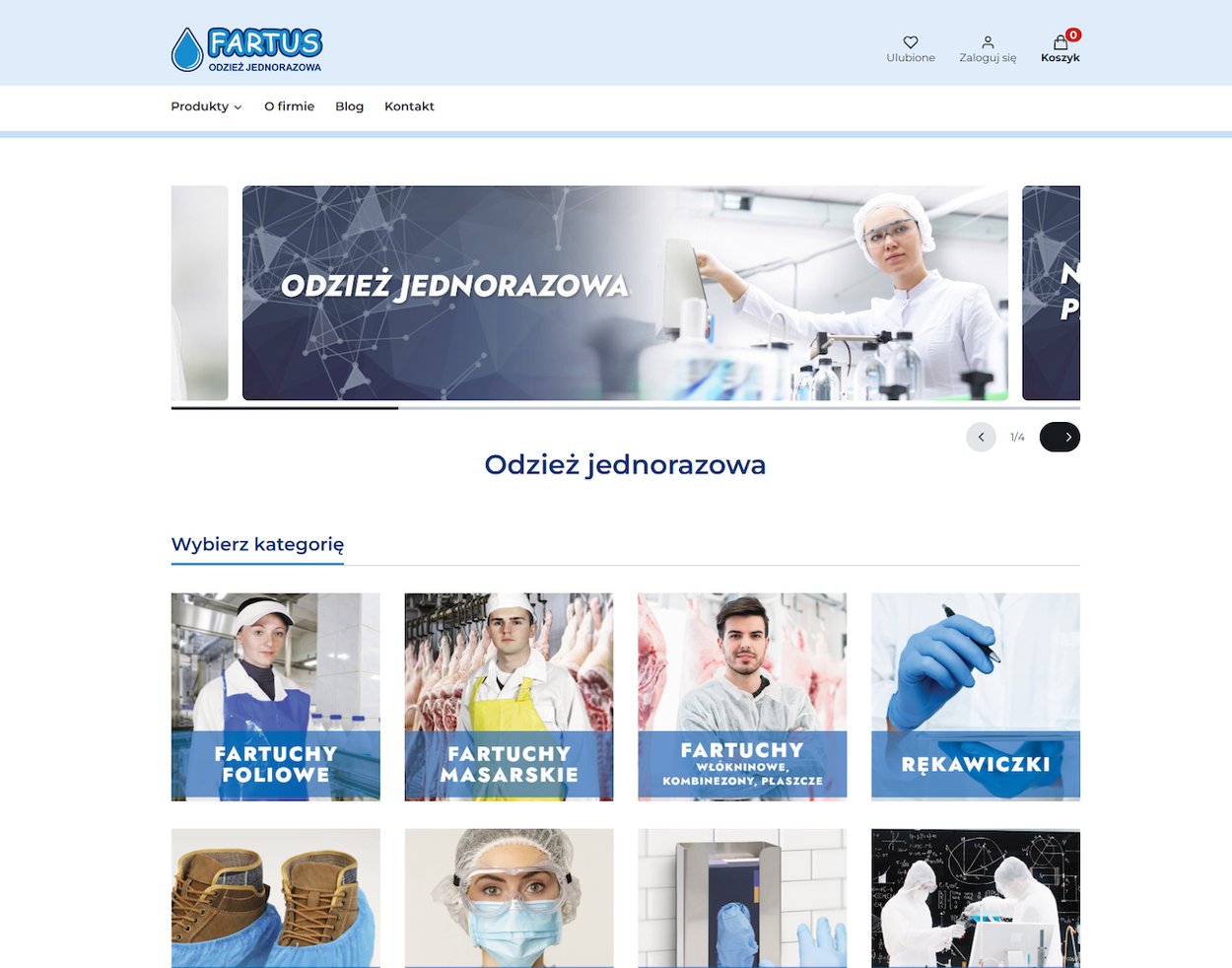 Sklep Fartus - Odzież jednorazowa