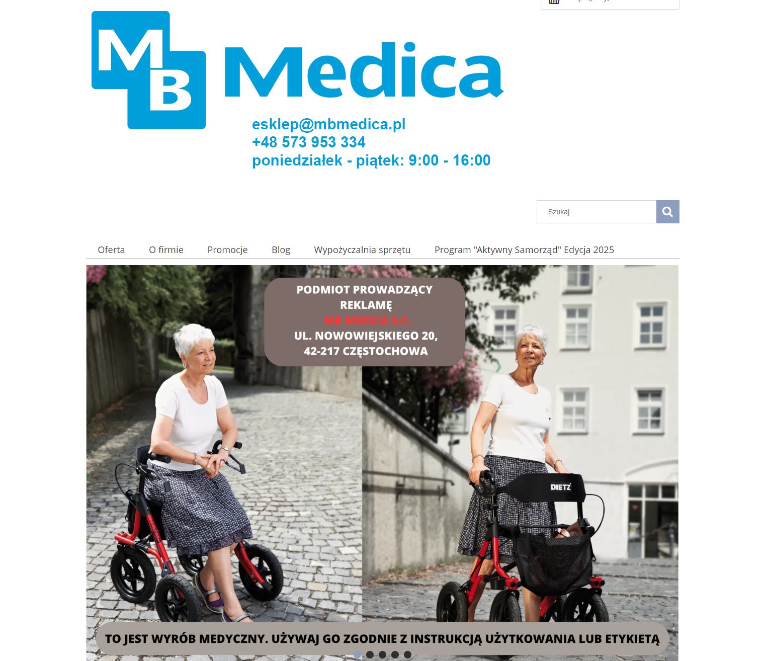 Sklep ortopedyczny MB Medica