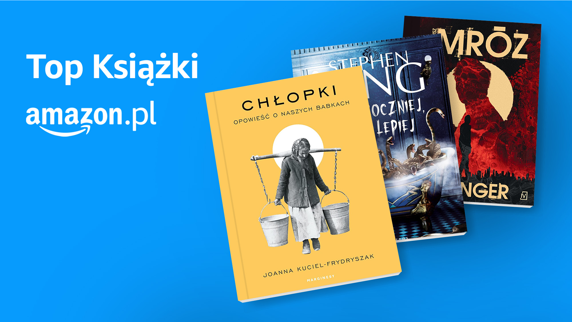 Amazon.pl świętuje 10 lat w Polsce oferując do 50% zniżki na najlepsze książki