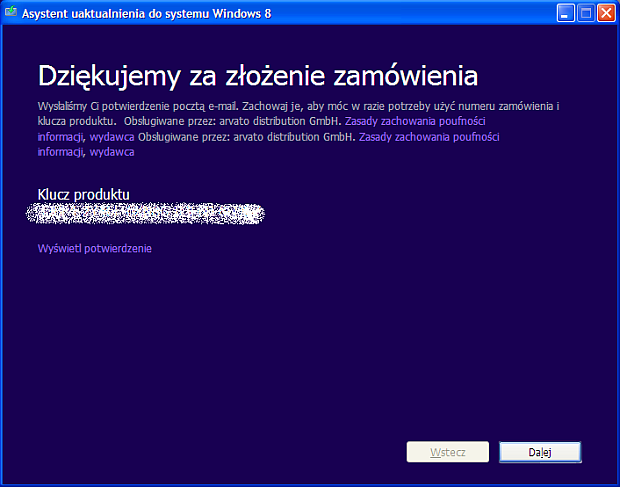 Aktualizacja systemu do Windowsa 8 - rys. 10