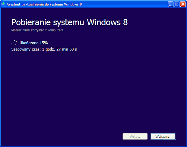 Aktualizacja systemu do Windowsa 8 - rys. 11