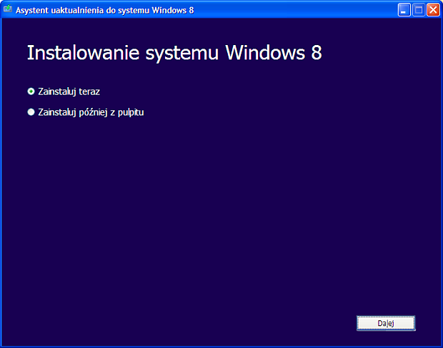Aktualizacja systemu do Windowsa 8 - rys. 12