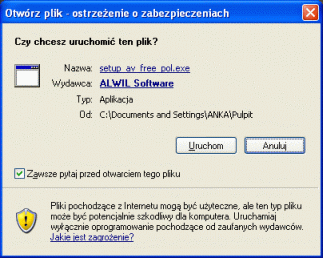 avast! Free Antivirus 5 - proces instalacji programu