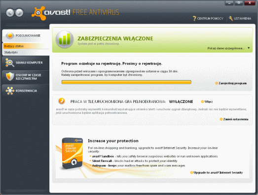 avast! Free Antivirus 5 - proces instalacji programu