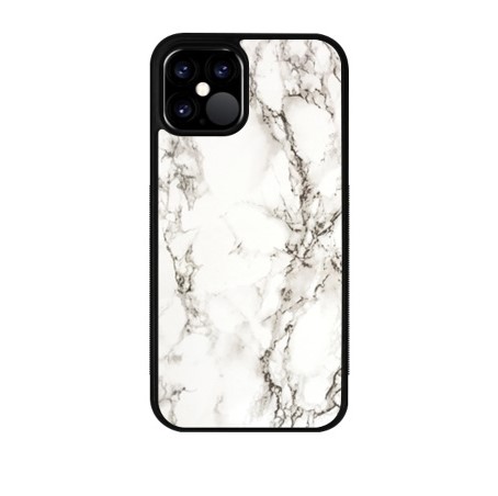 Etui na telefon Glossy Case - Marble Collection Case - Biały Marmur