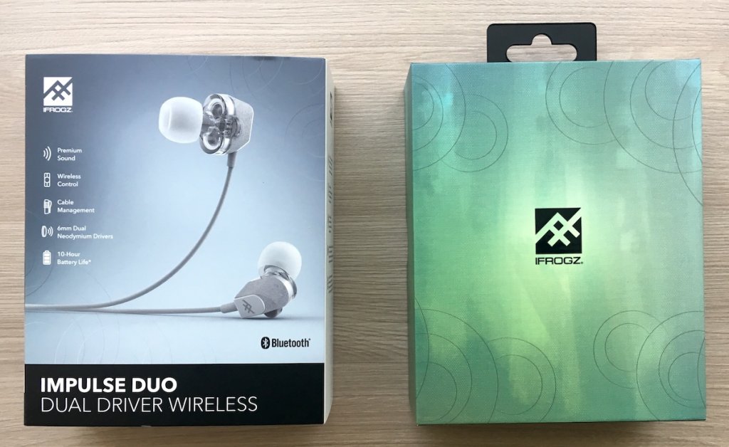 słuchawki IFROGZ Impulse Duo Wireless Bluetooth pudełko