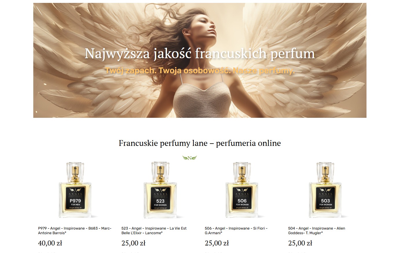 francuskie perfumy lane Angel