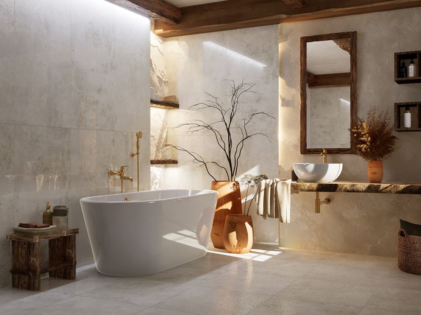 Płytki do łazienki Tubądzin - jak stworzyć przestrzeń, w której chce się zostać na dłużej