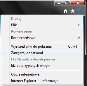 Jak wyłączyć Javę w Internet Explorerze (rys. 1)