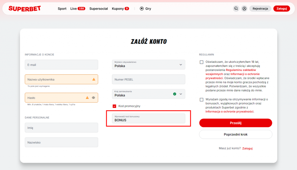Gdzie znaleźć kod promocyjny do aplikacji Superbet?