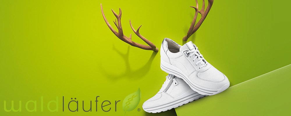 Wygodne buty zdrowotne marki Waldlaufer w białym kolorze dostępne w sprzedaży w sklepie Butydowkładek