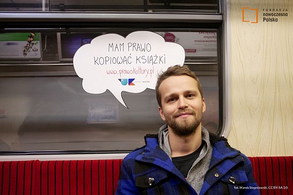 Marcin Cisło (DJ Kwazar) w kampanii Prawo Kultury, fot. Marek Stępniowski, CC BY-SA 3.0