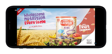 Rysunek 1: Kaszka Nestlé Kids MENA – skuteczna reklama mobilna