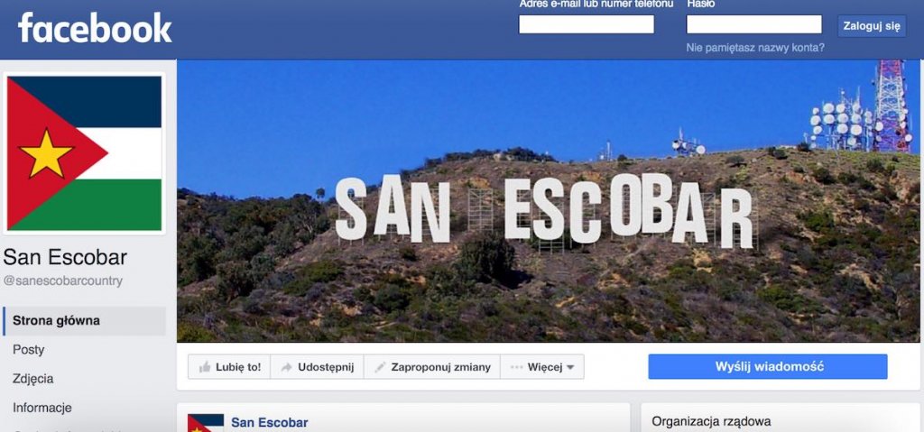 San Escobar facebook