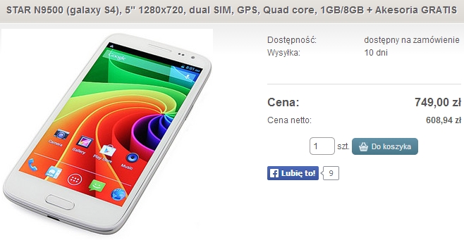 STAR N9500 w polskim e-sklepie