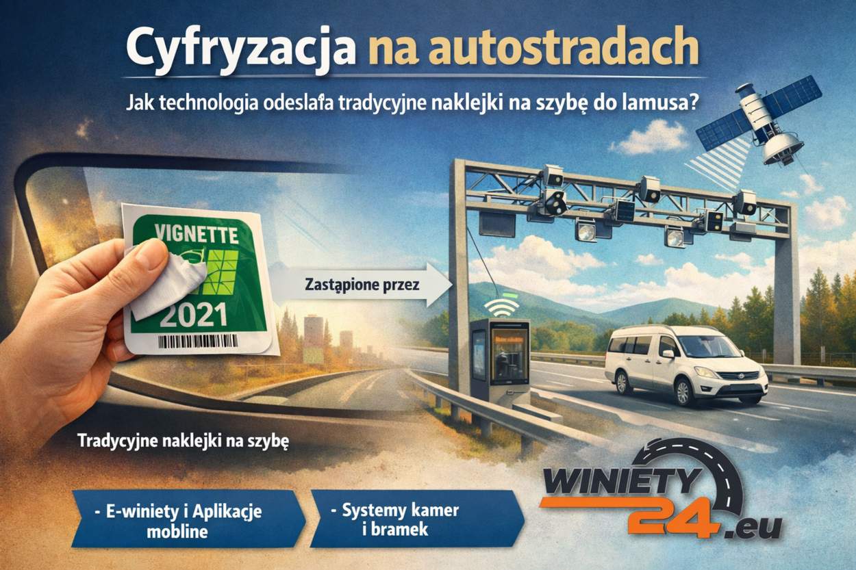 Cyfryzacja na autostradach. Jak technologia odesłała tradycyjne naklejki na szybę do lamusa?