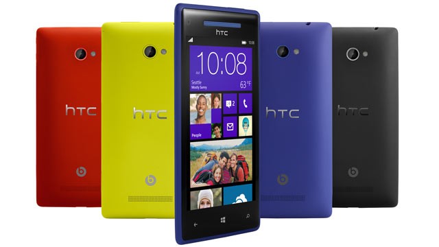 HTC 8X z Windows Phone 8