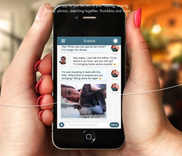 Aplikacja Pair na smartfonie iPhone