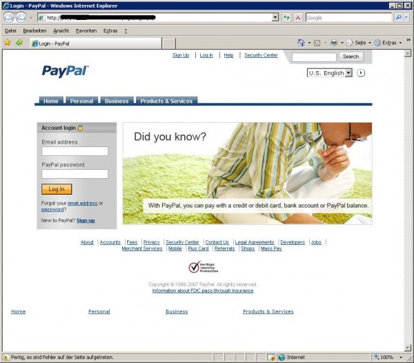 phishing PayPal