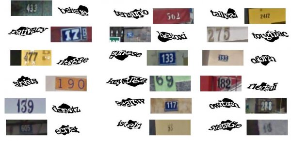 Numery ulic zastosowane w reCAPTCHA