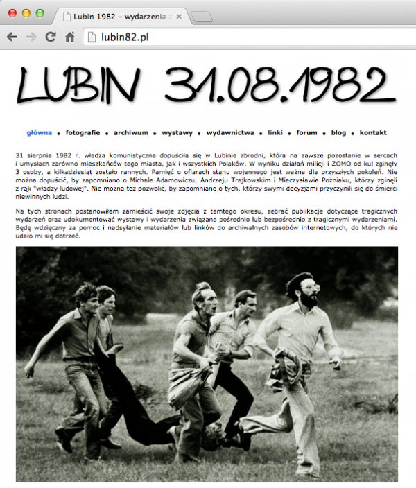 Lubin 1982 - zbrodnia lubinska - Krzysztof Raczkowiak