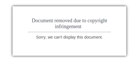 Scribd - dokument usunięty