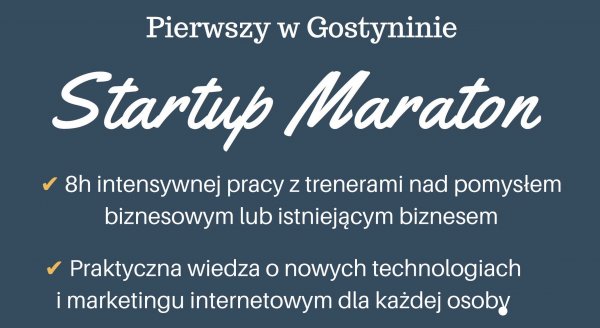 startup maraton gostynin