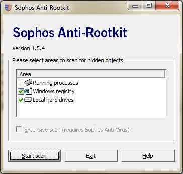 Sophos Anti-Rootkit