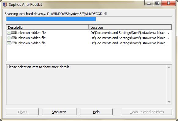Sophos Anti-Rootkit