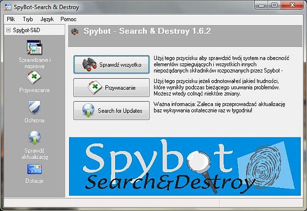 Spybot &ndash; Search & Destroy