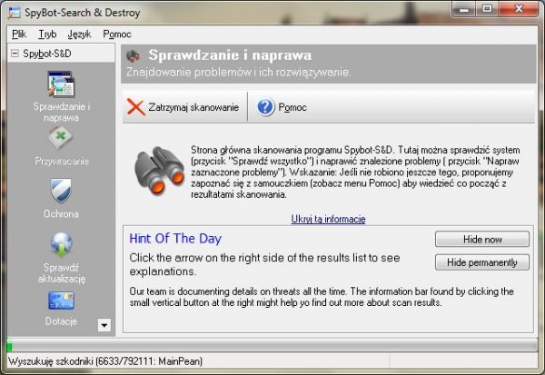 Spybot &ndash; Search & Destroy