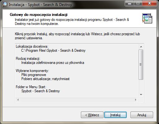 Spybot &ndash; Search & Destroy