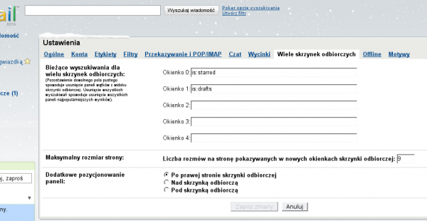 Konfiguracja wielu skrzynek w Gmailu