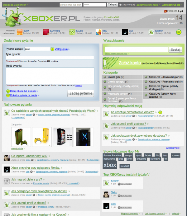 Xboxer.pl - strona główna