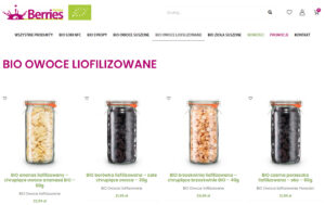Berries Polska - owoce liofilizowane BIO